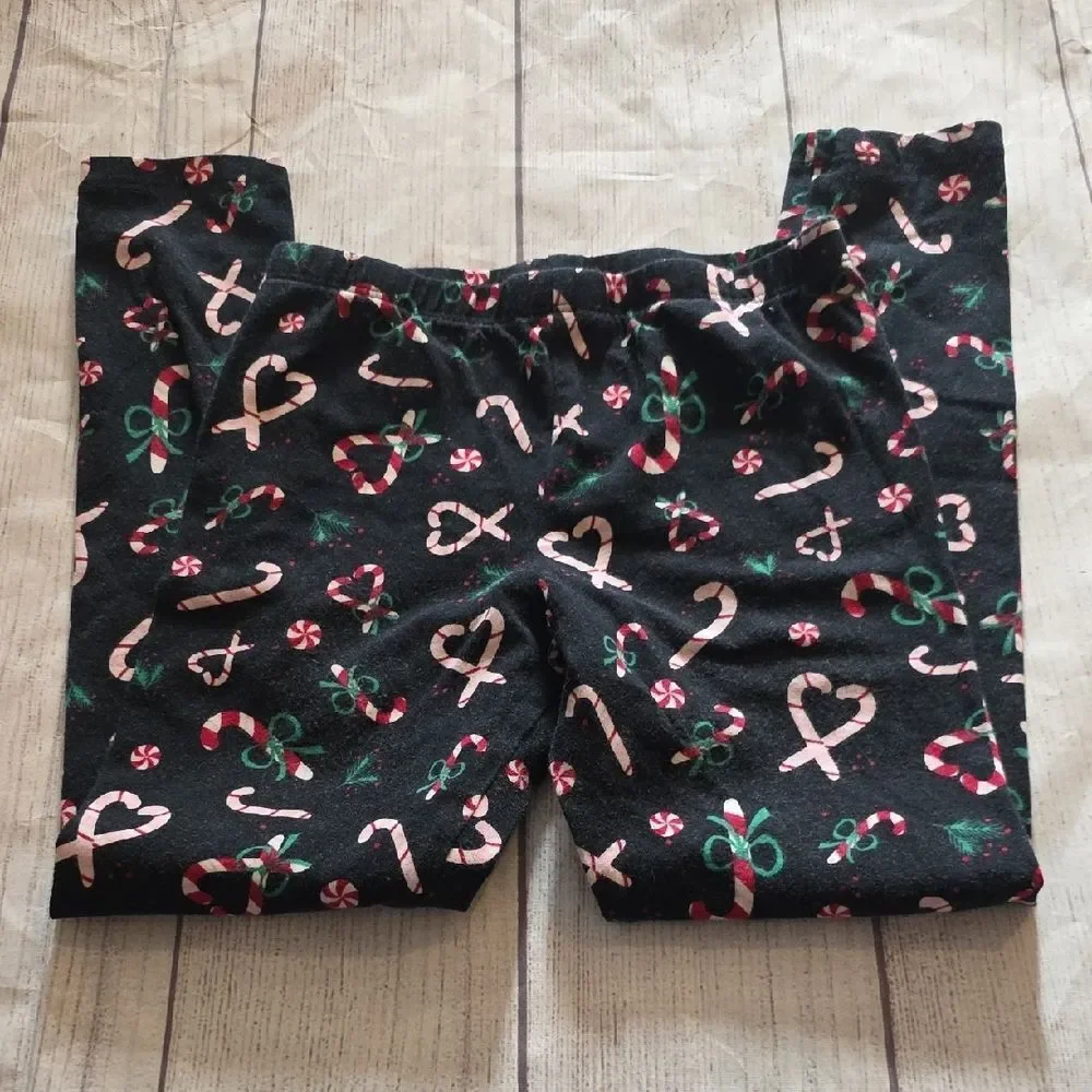The Children's Place Festive Black Leggings